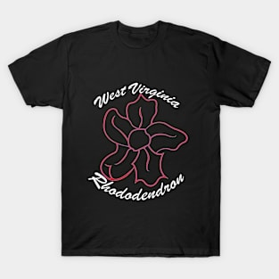 West Virginia - Rhododendron T-Shirt